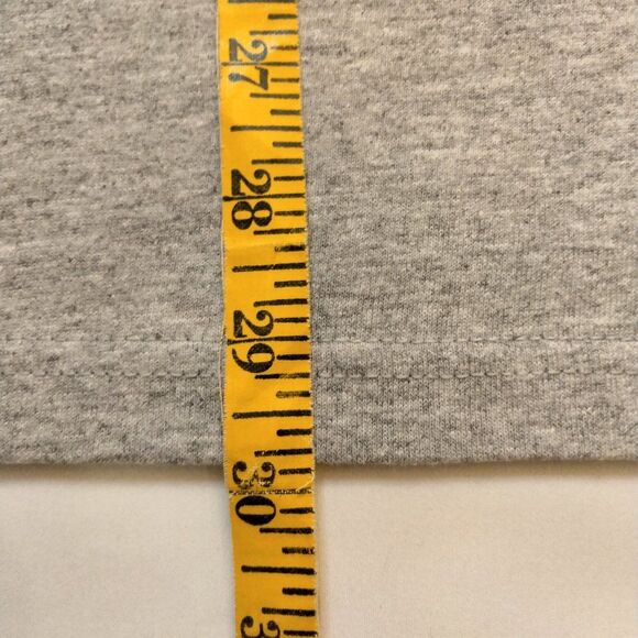 X-LARGE Heather Gray T Shirt Unisex - Navy Puppy print NEW - Picture 9 of 11